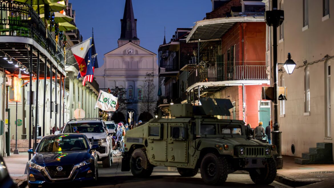 National Guard arrives in New Orleans for 1st New Year’s since Bourbon Street attack