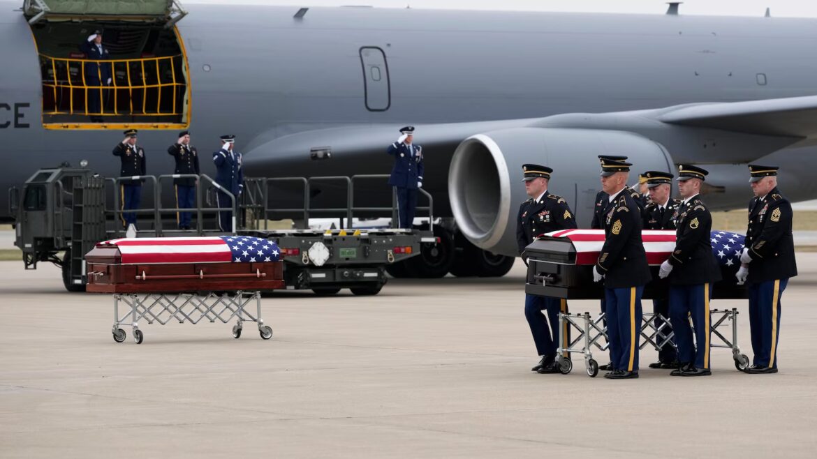 Two Iowa National Guard members killed in Syria return home on Christmas Eve