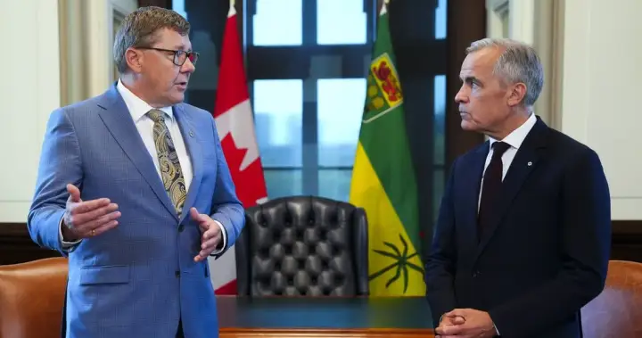Saskatchewan’s Moe hopes Carney makes trade progress in China visit