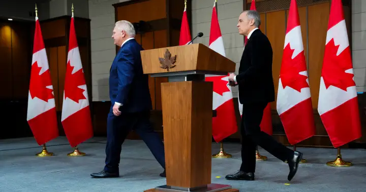 Ford asks Carney not to lift tariffs on Chinese EVs during foreign trip