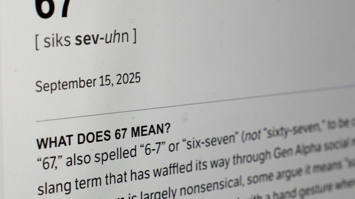 Viral ‘6-7’ tops 2025 list of overused words and phrases