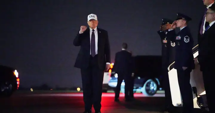 Read the full transcript of Donald Trump’s statement on Iran strikes – National