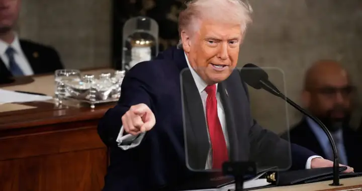 Trump warns of Iran threat in State of the Union speech amid military push – National