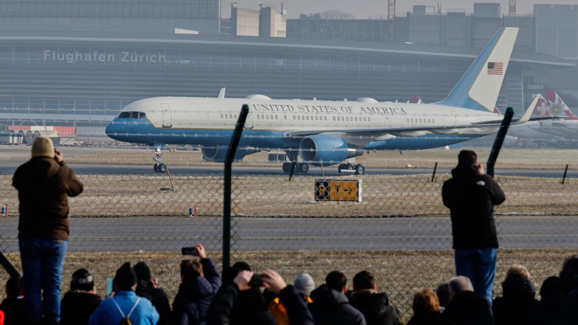 Air Force One will be painted red, white and blue as Trump hinted, US military says