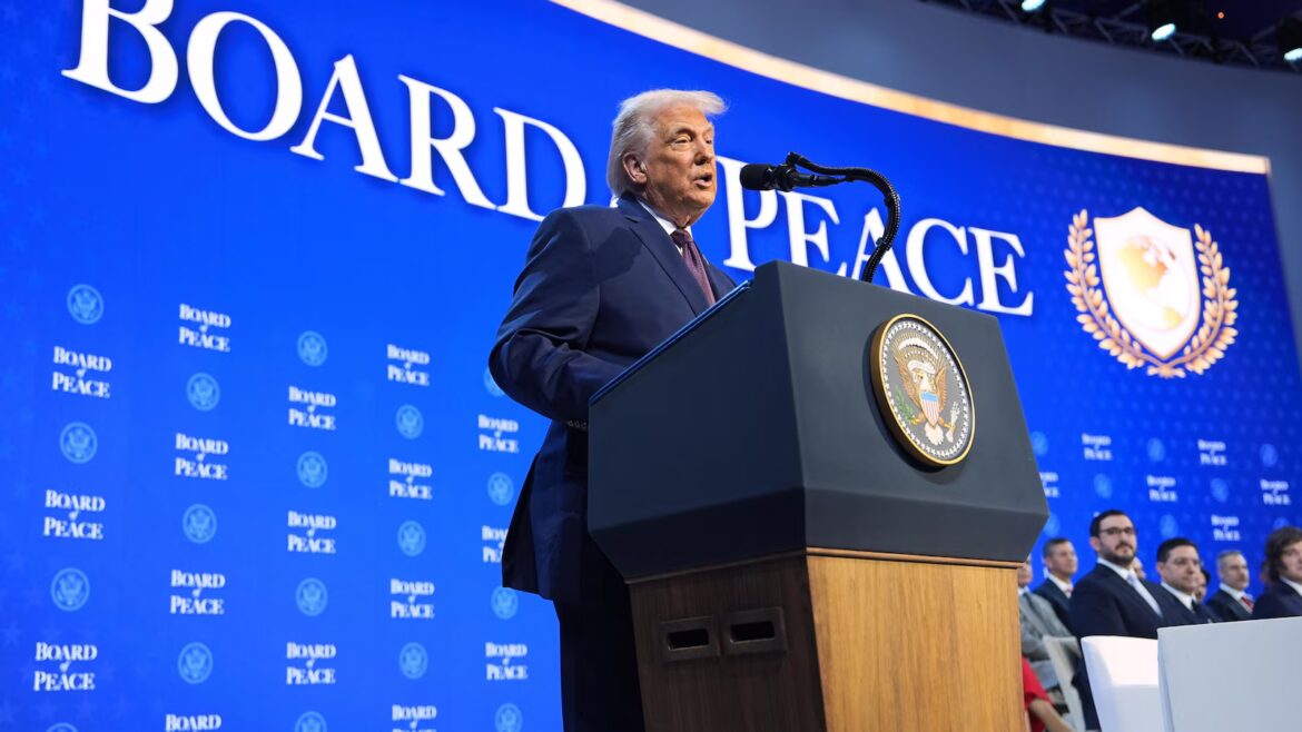 Trump says Board of Peace will unveil $5 billion in Gaza reconstruction pledges at inaugural meeting