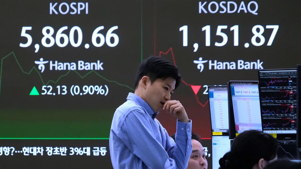 US futures fall while Asian markets are mostly higher after the Supreme Court nixes Trump’s tariffs