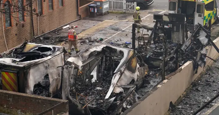 Jewish volunteer ambulances set on fire in U.K. ‘antisemitic arson attack’ – National