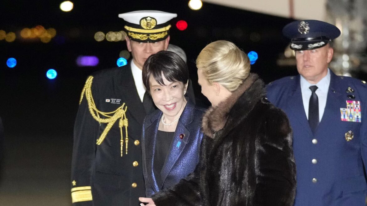 Japan’s Prime Minister Takaichi meets with Trump as he seeks help securing the Strait of Hormuz