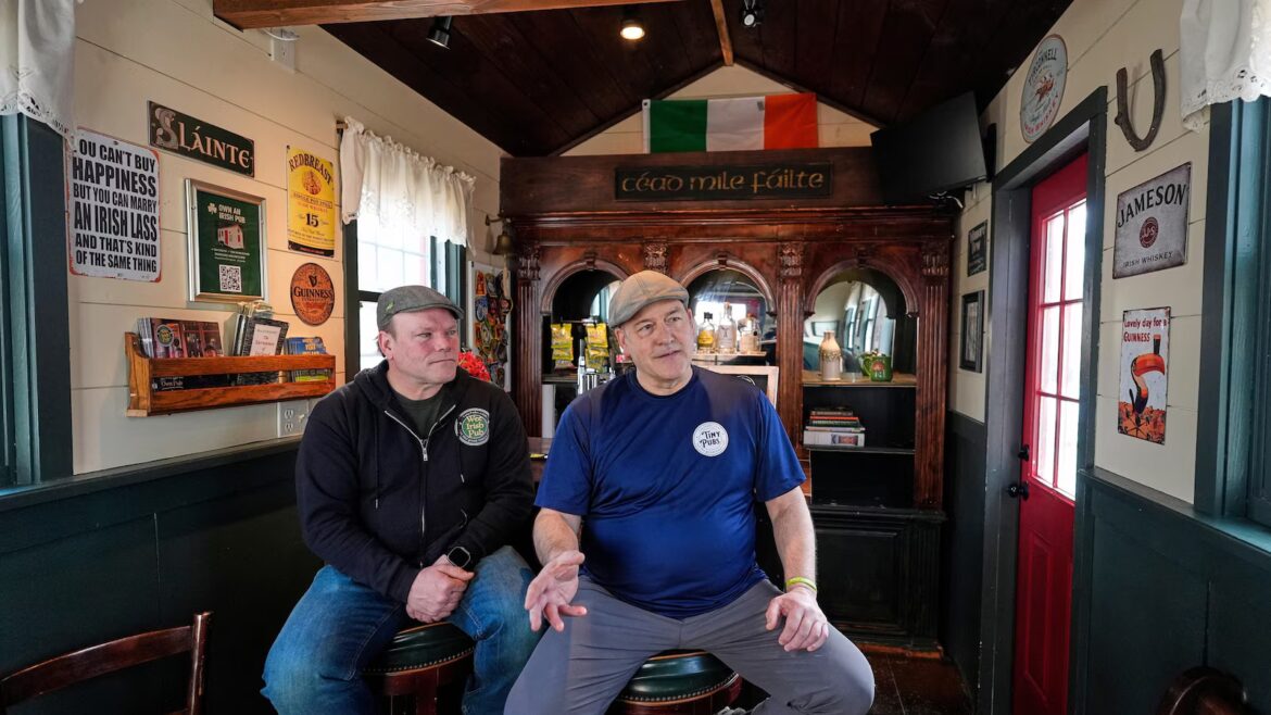 A fleet of festive pubs on wheels brings a taste of Ireland to New England