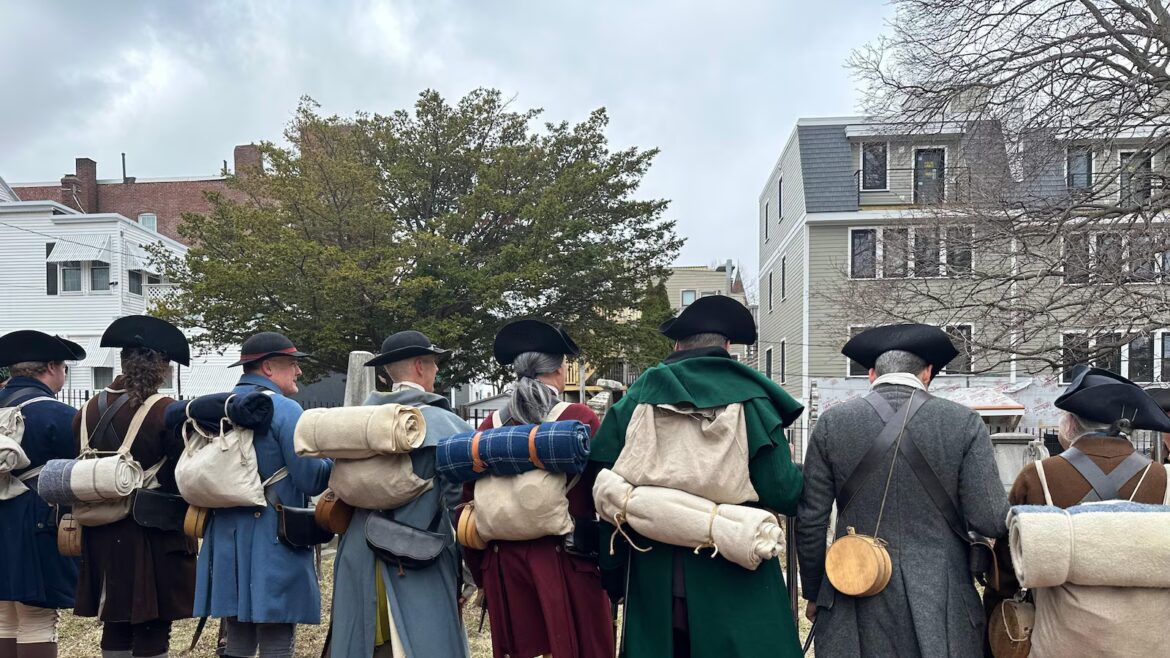 Muskets crack, drums echo as Boston marks 250 years since British evacuation
