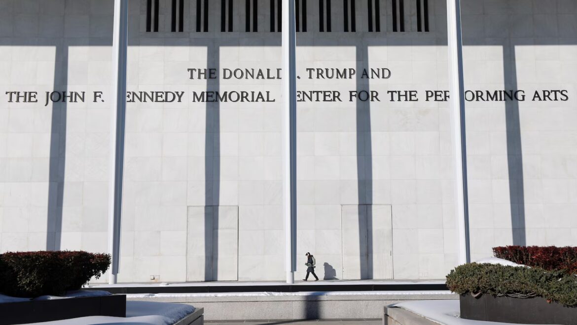 Trump sued by historic preservation groups to block Kennedy Center changes