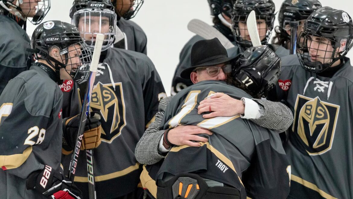 Hockey player who lost family in Rhode Island shooting scores winning goal in double overtime
