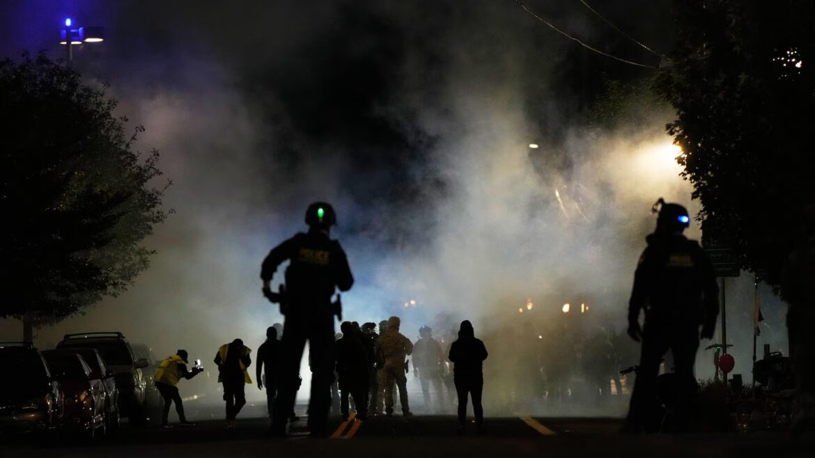 Appeals court pauses orders restricting federal officers’ use of tear gas at Portland ICE building