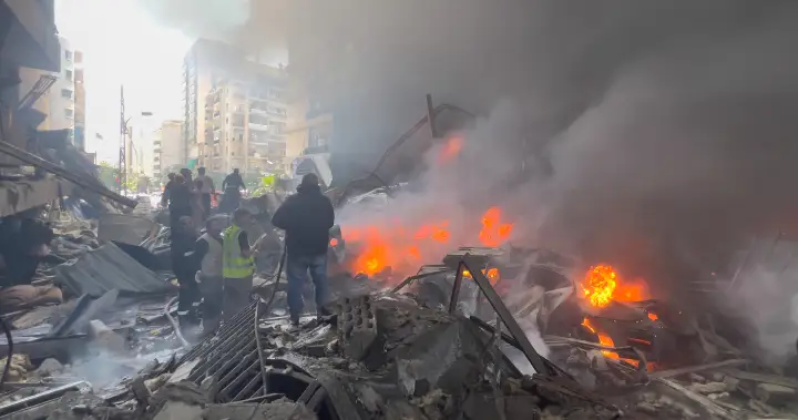 Israel strikes central Beirut, says Iran ceasefire doesn’t apply to Lebanon – National