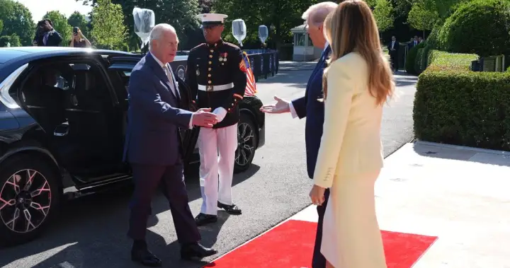King Charles III meets Trump for U.S. state visit amid British tensions – National