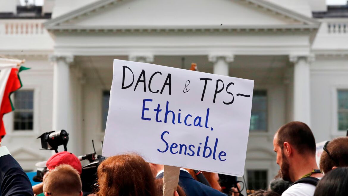 The Latest: Supreme Court to hear arguments on ending legal protections for Haitian/Syrian migrants