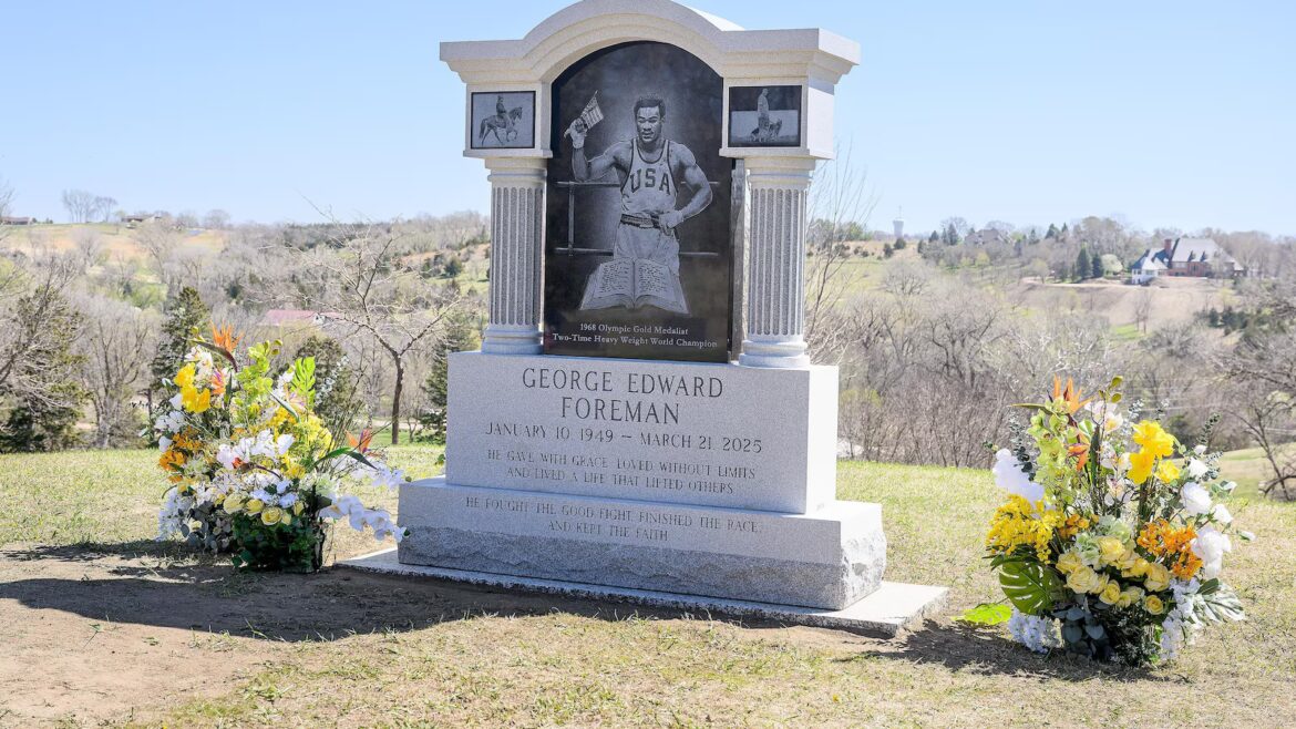 George Foreman laid to rest in Iowa, drawn by a peaceful 1988 visit