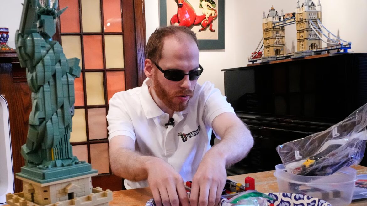 How a blind man made it possible for others with low vision to build Lego sets