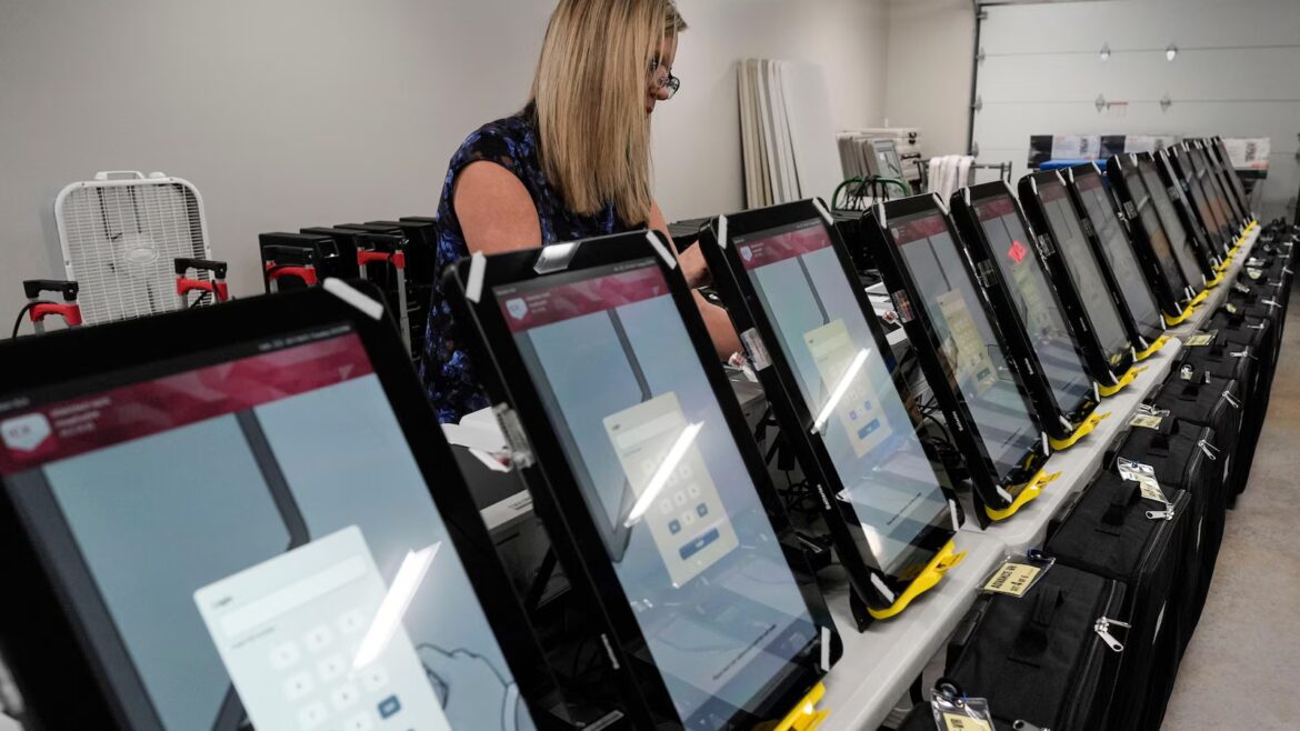 Georgia lawmakers end annual session without settling conflict on voting machines