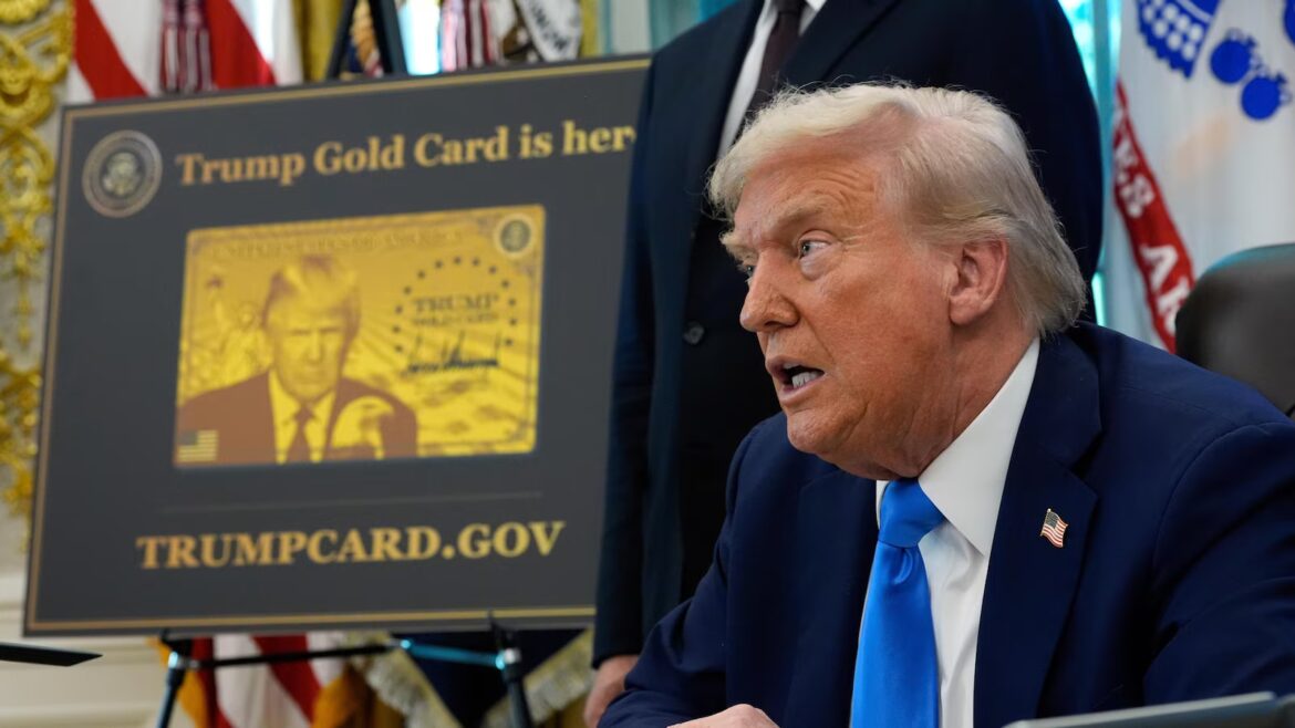 Trump’s ‘gold card’ visa starting at $1 million granted to just 1 person so far, White House says