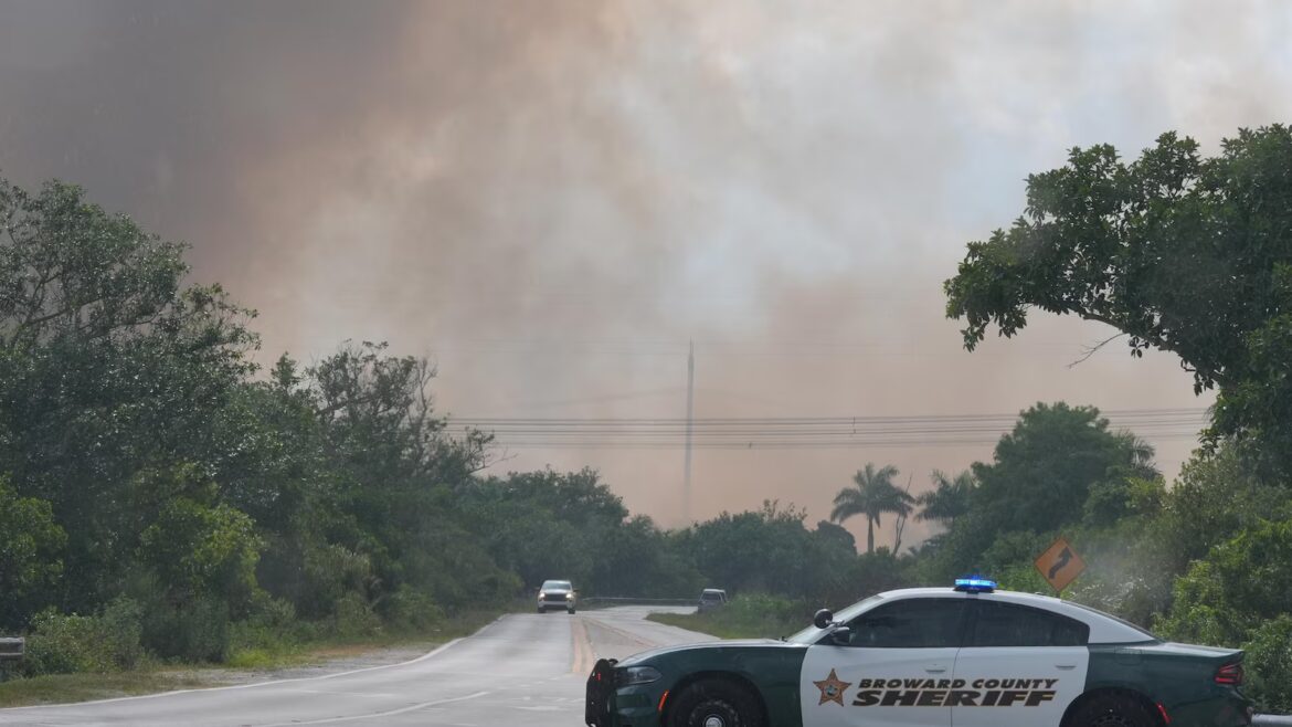 Crews battle South Florida wildfires that have burned thousands of acres