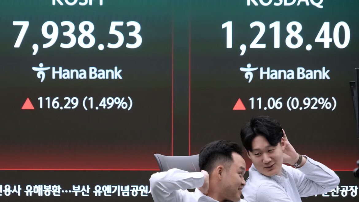 Global shares mostly drop amid Iran war worries and surging oil prices
