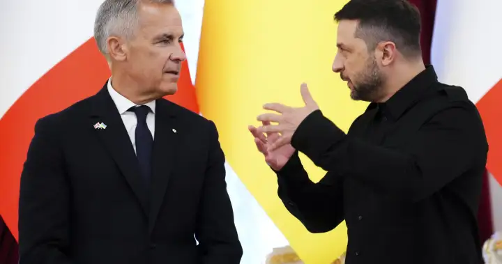 Canada imposes new Russian sanctions during G7 meeting with Zelenskyy – National