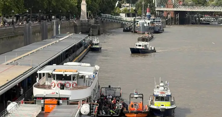 Police boat crashes into central London bridge, throwing officers overboard – National